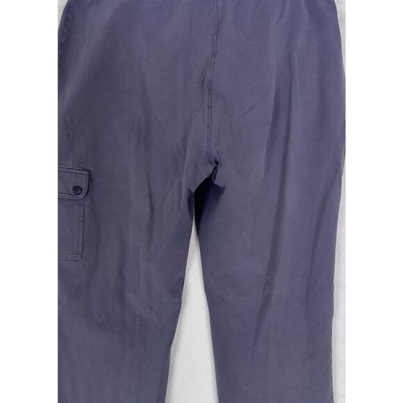 Susan Graver Weekend Gray Pants LT Large Tall Capri - Picture 6 of 8